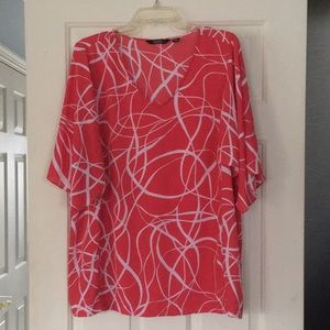 Lightweight scarf type sleeve top